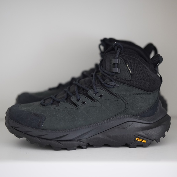 Hoka Mens Boots Kaha 2 GTX Gore-Tex Outdoor Lace-Up Hiking Trekking Nubuck 8 main image 4
